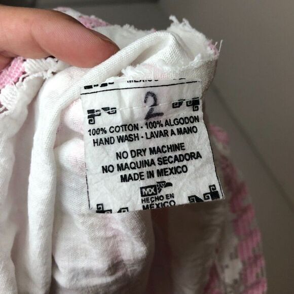 Baby Girls Dress Top Size 2 MX Pink White Multicolor MX Mexican - Picture 5 of 8